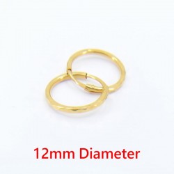 Plain Hoop Earrings