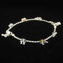 Baby Anklets with Colour Charms - 1