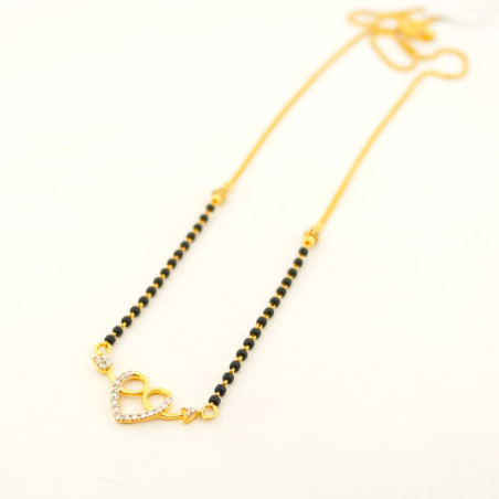 DMS740-1171 Fancy Mangalsutra - C/Z Pendant - 1