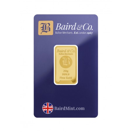 20 gram Baird and Co. Bullion Bar - 1