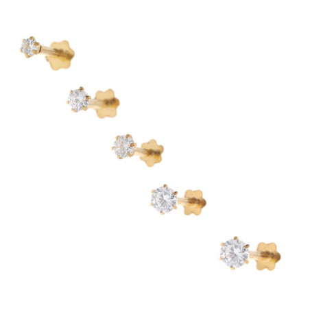 Claw Set Screw back Nose Studs - 1