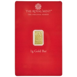 1g Laxmi Gold Bar - The Royal Mint