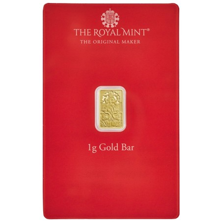 1g Laxmi Gold Bar - The Royal Mint