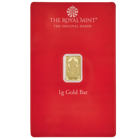 1g Ganesh Gold Bar - The Royal Mint