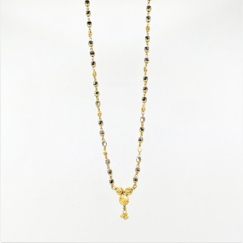 22ct Gold Short Single-line Mangalsutra