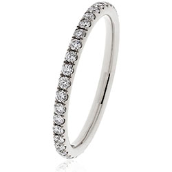 Diamond Split Claw Full Eternity Ring