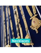Necklaces, Necklets, Mangalsutras and Chains in 22ct Gold all available online or in a Leicester jewellery store!